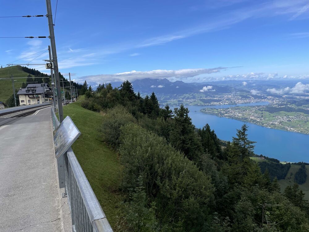Blick von Rigi Staffel Richtung Luzern. (Foto: Peter Warthmann)